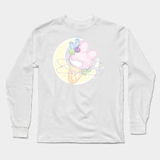 Galactic Pastel Bunny Ice Cream Cone Long Sleeve T-Shirt